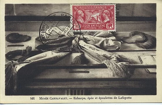 Carte-maximum France n° 244 - Lafayette (34100)