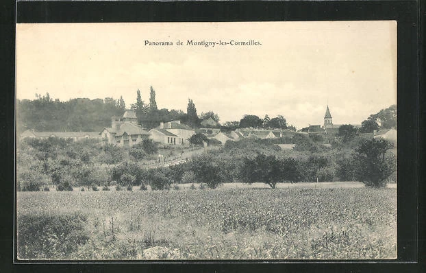 CPA Montigny-les-Cormeilles, vue générale 1910