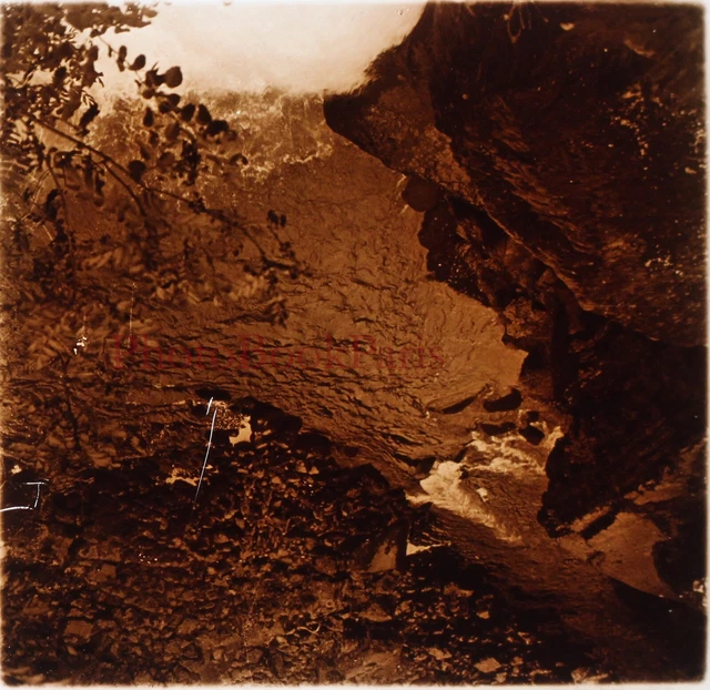 FRANCE Montagne c1930 Photo Plaque de verre Stereo Vintage P29L5n15