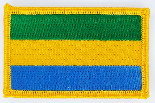Patch Brodé Drapeau Liberia Thermocollant - 7x4,5cm, 100% Polyester, Pour T-Shirts, Sacs Et Casquettes