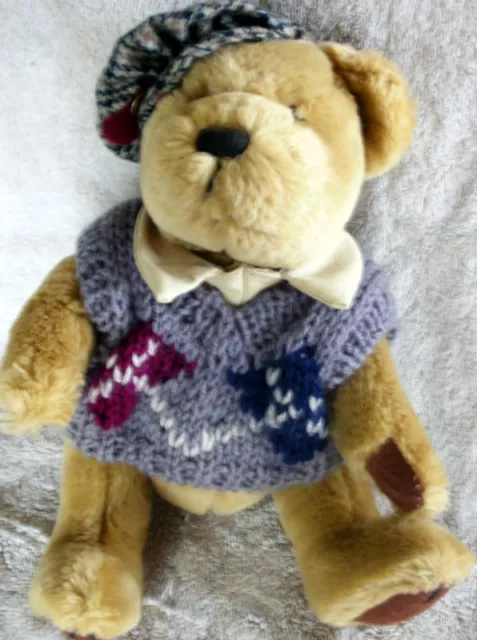 BRASS BUTTON~12" Plush ~SHERWOOD Teddy Bear