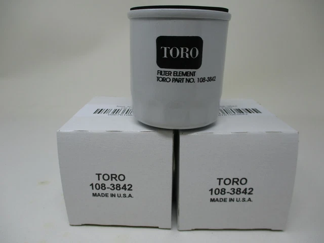 2 TORO 108-3842 Oil Filter Z Master Ground Master Workman