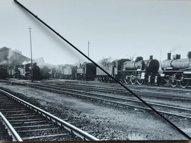 FOTOGRAFIA D'EPOCA ORIGINALE FS 685 625 880 VAPORE DEPOSITO