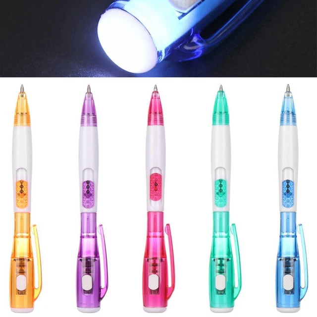 MULTIFUNCTION ILLUMINATION BALLPOINT Pen Flashlight Pen Ball Pens LED