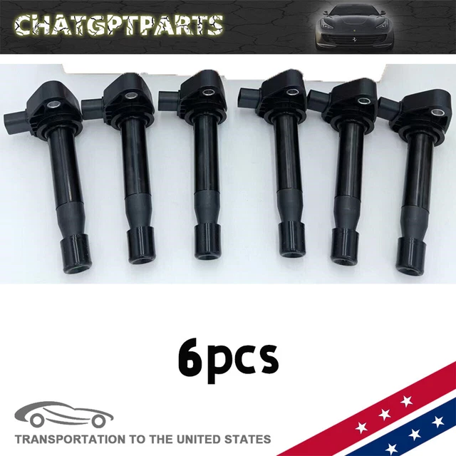 6x Ignition Coils Fits For Honda Accord Odyssey Acura CL TL 30520-P8E-A01