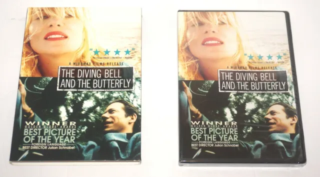 The Diving Bell and The Butterfly Widescreen DVD with Slip Cover (2007) NEW