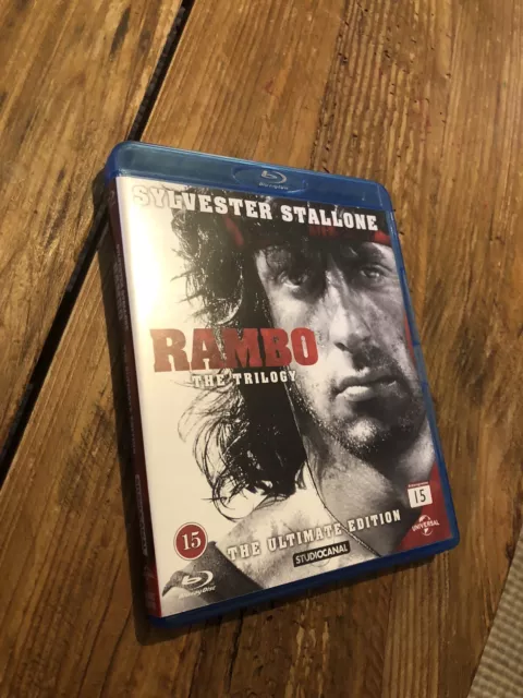 The Rambo Trilogy - Ultimate edition collection - region free blu-rays The Rambo Trilogy - Ultimate edition collection - region free blu-rays