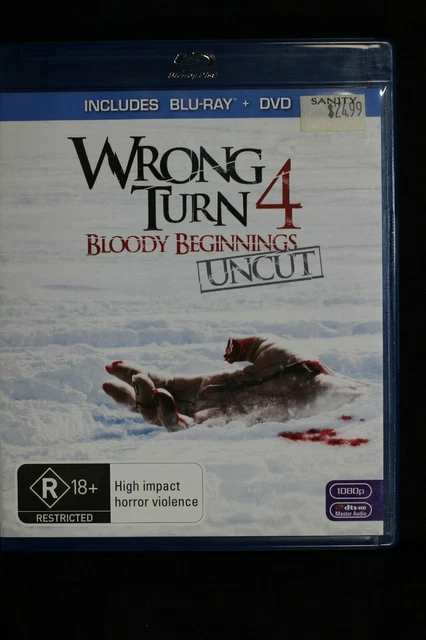 Wrong Turn 4 - Bloody Beginnings Uncut - 2 Disc R B - Pre Owned -(D457)