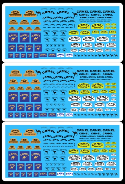 Calcomanías GT3 Blancpain Race Plates + Numbers | Para Modelos Escala 1:43 Y 1:32 | Decals Decorativos
