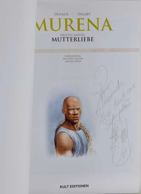 MURENA BAND 3 AMORE MADRE firmata da Philippe Delaby edizioni cult