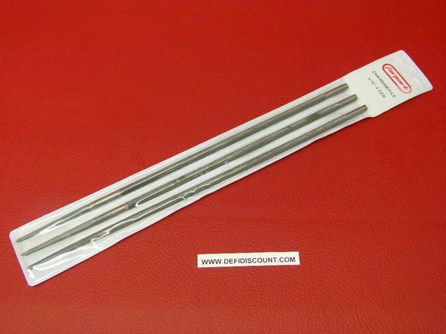 6 Limes D'affûtage De Chaînes Pferd 4,5 Mm X 200 Mm