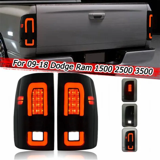 Paar für Dodge Ram 1500 2500 3500 2013-2018 LED Rückleuchten Plug and Play