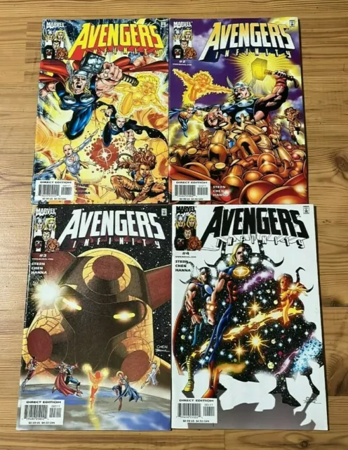 Avengers: Infinity issues #1 thru 4, Complete Set, (2000)