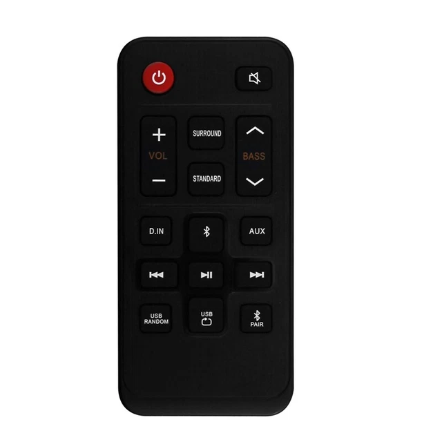 Yamaha VCQ9140 Sound Bar Remote Control For YAS-109, YAS-209, ATS-1090, ATS- 2090