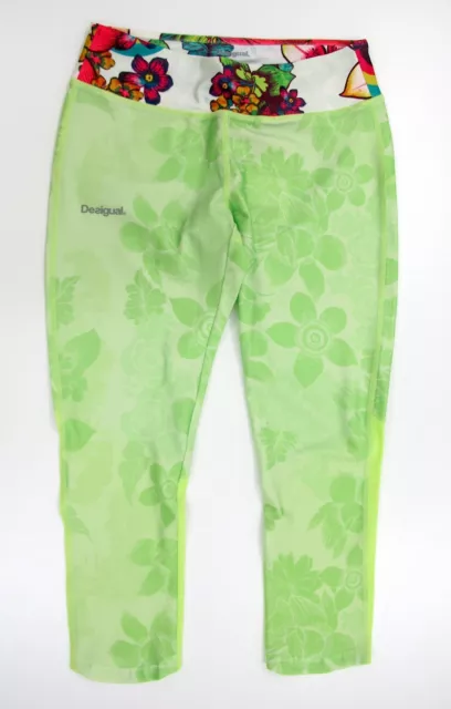 DESIGUAL Pantalon 3/4 Femme Fr Capri 60k2sb3 4140 Couleur Vert Fluo Été 2016