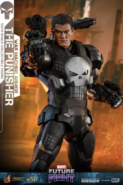 Hot Toys 1/6th Marvel War Machine Punisher Die-Cast Figure! VGM33D28! Sealed! 2