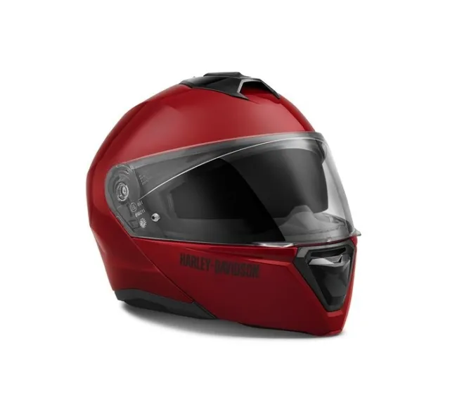 Harley Davidson Capstone Sun Shield II H31 Modular Helmet - Billiard Red