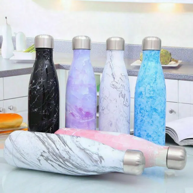 Bottiglia d'acqua 500 ml flacone isolate sottovuoto sport termale bevande fredde tazza fredda