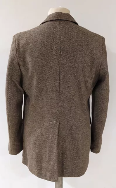 Giacca Half Norfolk marrone chiaro | Wool Half Norfolk Jacket 4