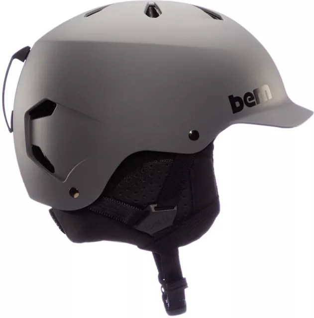 BERN Skihelm Snowboardhelm WATTS Helm 2024 matte grey Helmet Sporthelm 2