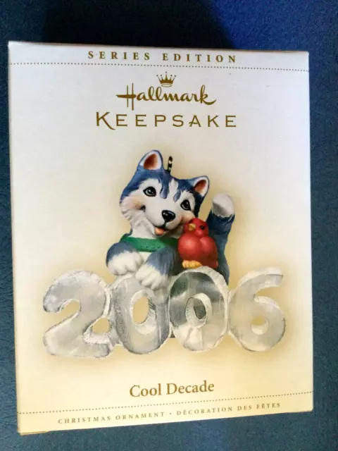 Yr 2006 Hallmark,COOL DECADE,HUSKY PUPPY