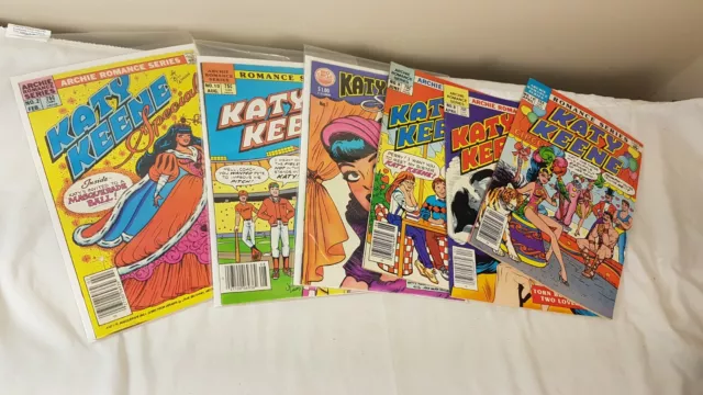 KATY KEENE Comic Book Lot of 5 special 2 10 1 8 14 Red Circle Archie