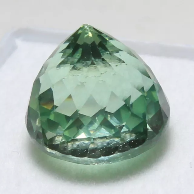 19.00 Ct Natural Certified Unheated Madagascar Green Sapphire Loose Gemstones ks 2