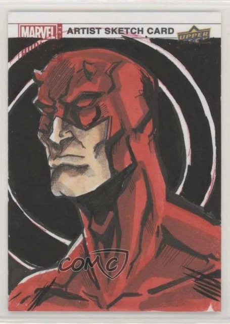 2020-21 Upper Deck Marvel Annual Sketch Cards 1/1 1800GETATOM GetAtom Auto 09q5