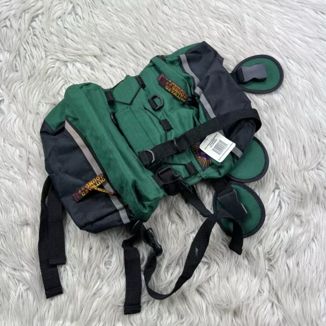 NEW - Outward Hound Quick Release Dog Backpack Size Small Green OH00584