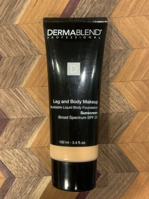 Base líquida de maquillaje de piernas y cuerpo Dermablend protector solar FPS25-3,4 oz-Med.Golden40W