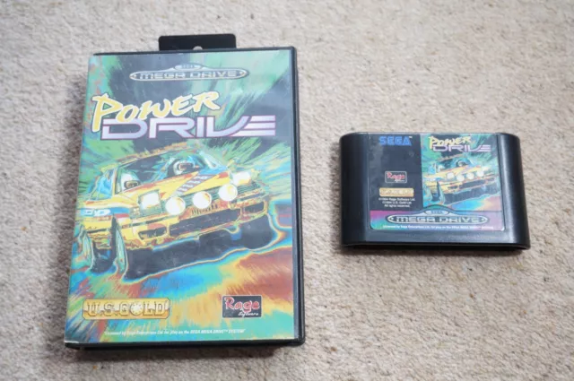 Power Drive Sega Mega Drive PAL Boxed no manual