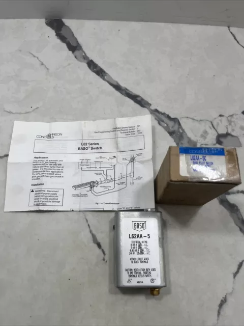Johnson Controls Baso Pilot Switch L62Aa-5C