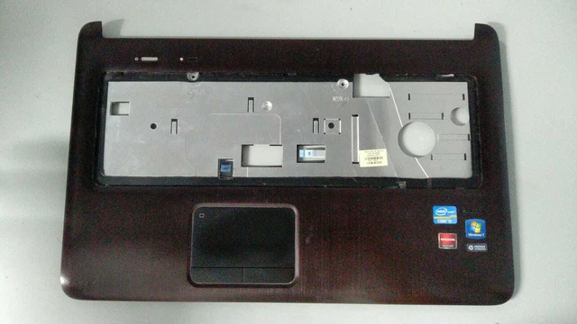 Repose-poignet Pour HP Pavilion DV7-4177sf + Touchpad Et Bouton Power - Plastique Argenté