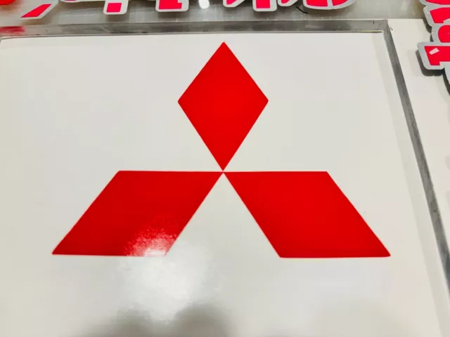 Mitsubishi 3 Diamond Vinyl Decal Many Sizes & Colors Buy 2 Get 1 FREE &FREE Ship