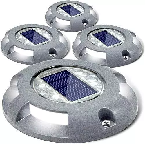 Siedinlar Solar Deck Lights Outdoor Solar Decking Lights Solar Powered