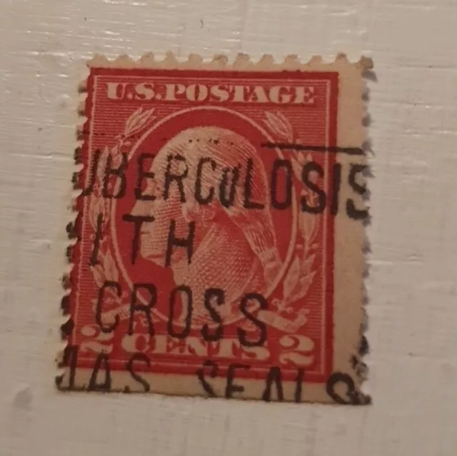 US Stamp, Washington 2c, 1910, Rare Stamp, 375, Red, Pf 11