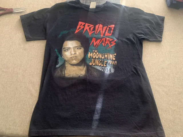 Bruno Mars 2014 Jungle Tour Shirt medium