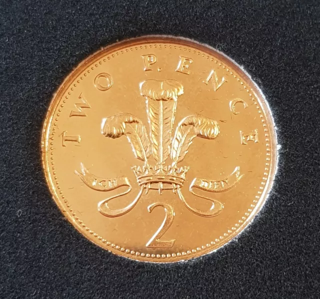 1984 NIFC 2p Proof Two Pence Coin from Royal Mint Set