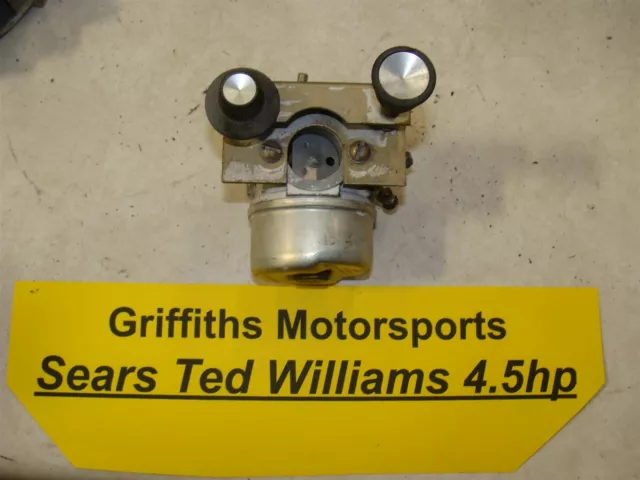 1973 Sears Tecumseh 4.5hp outboard Ted williams carb carburetor w adjust knobs