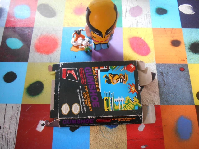 ~*~ bOite viDe GUMSHOE   ~*~ FAH   ---  pOur  NINTENDo NES  ~~* 1989 ~~