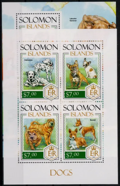 Salomoninseln; Hunde 2014 kpl. **  (21,50)