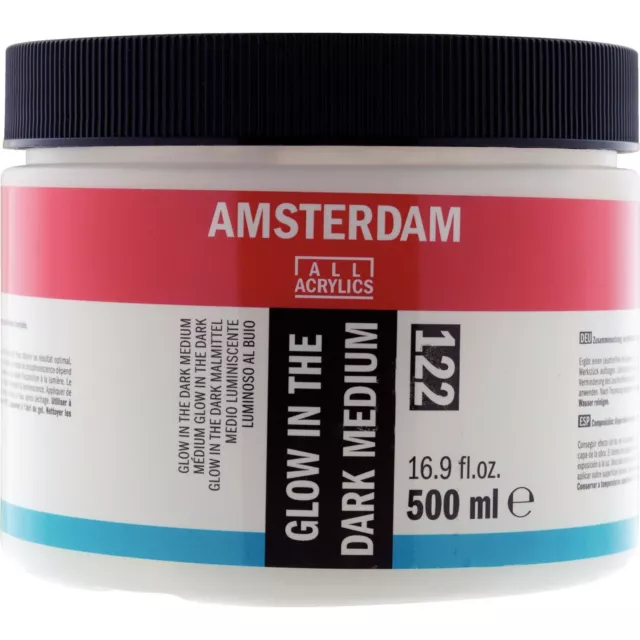 Amsterdam Glow in the Dark Medium 122 fras 500 ml