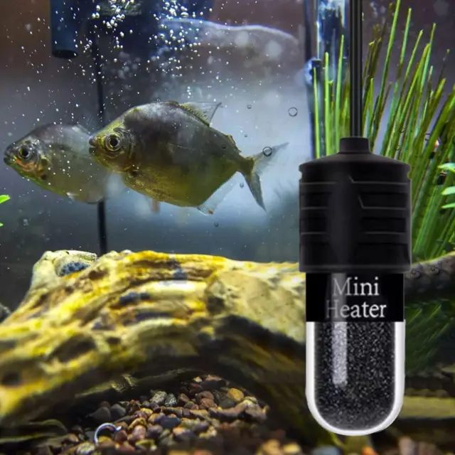 Mini Aquarium Fish Tank Heater USB Heating Rod Thermostat Heater Submersible"