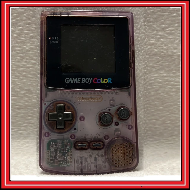 Console Nintendo Game Boy Color GBC Purple Trasparente Originale Retrogame *