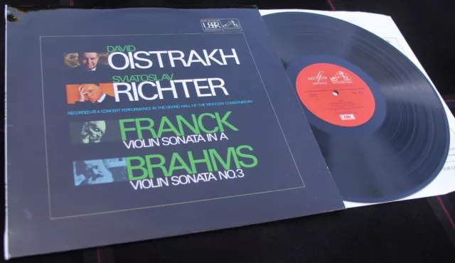 Brahms / Franck: Violin Sonatas - David Oistrakh **HMV ASD 2618 ED1 LP**