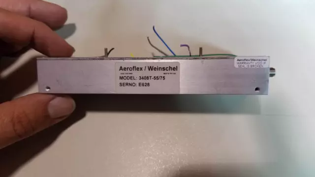 Aeroflex Weinschel Programmable Step Attenuator DC to 6.0GHz 1 watt