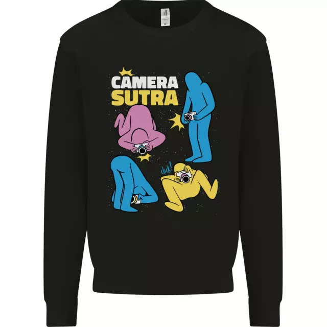 The Camera Sutra Funny Photography Photographer Kids Sweatshirt Jumper