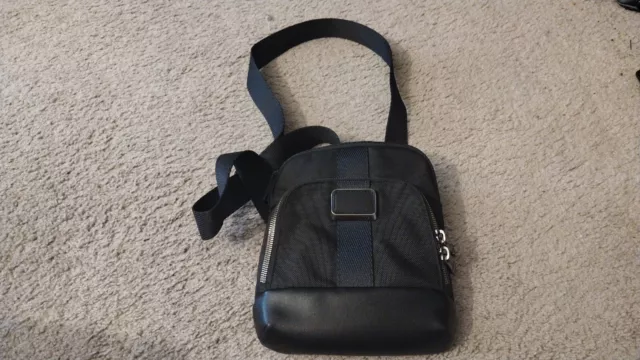 Tumi Alpha Bravo Barksdale Black Crossbody Bag NWT