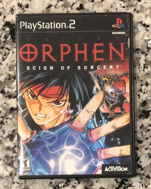 Orphen: Scion of Sorcery (PS2) Cover Art & Manual Only - No Game - Fast Ship!
