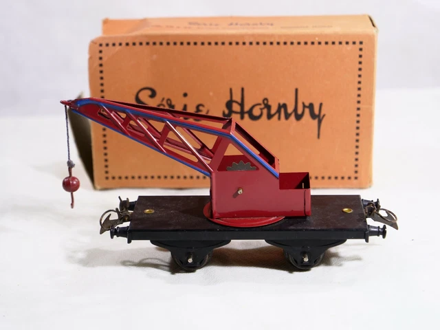 Wagon Grue Hornby N°1 échelle O – Rouge, Métal, époque II, Made In France